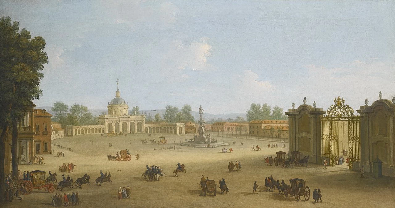 Veduta della chiesa e della Piazza di Sant'Antonio, Aranjuez